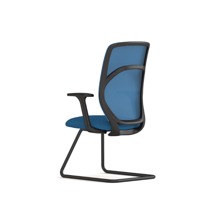 Chelsea Five Visitor Chair: Vibrant Support | BAFCO