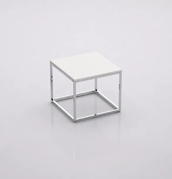 Cube Side Coffee Table Consumer BAFCO White 2-5 Working Days
