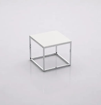 Cube Side Coffee Table Consumer BAFCO White 2-5 Working Days
