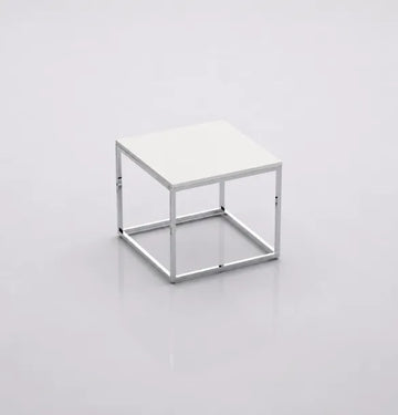 Cube Side Coffee Table Consumer BAFCO White 2-5 Working Days