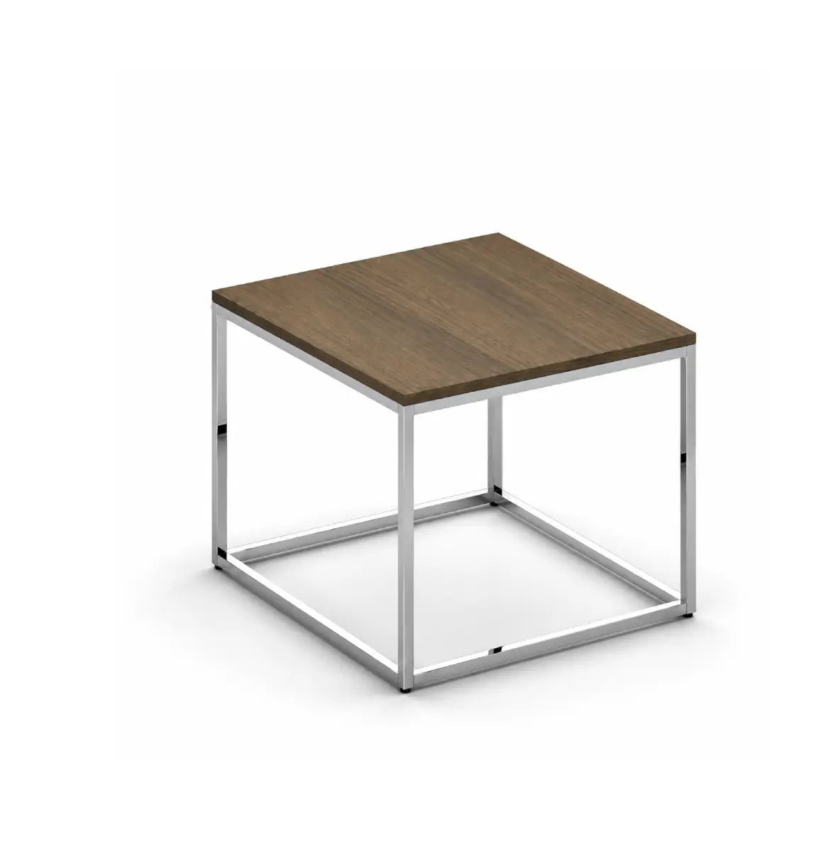 Cube Side Coffee Table Consumer BAFCO Hairline Walnut 2 Weeks