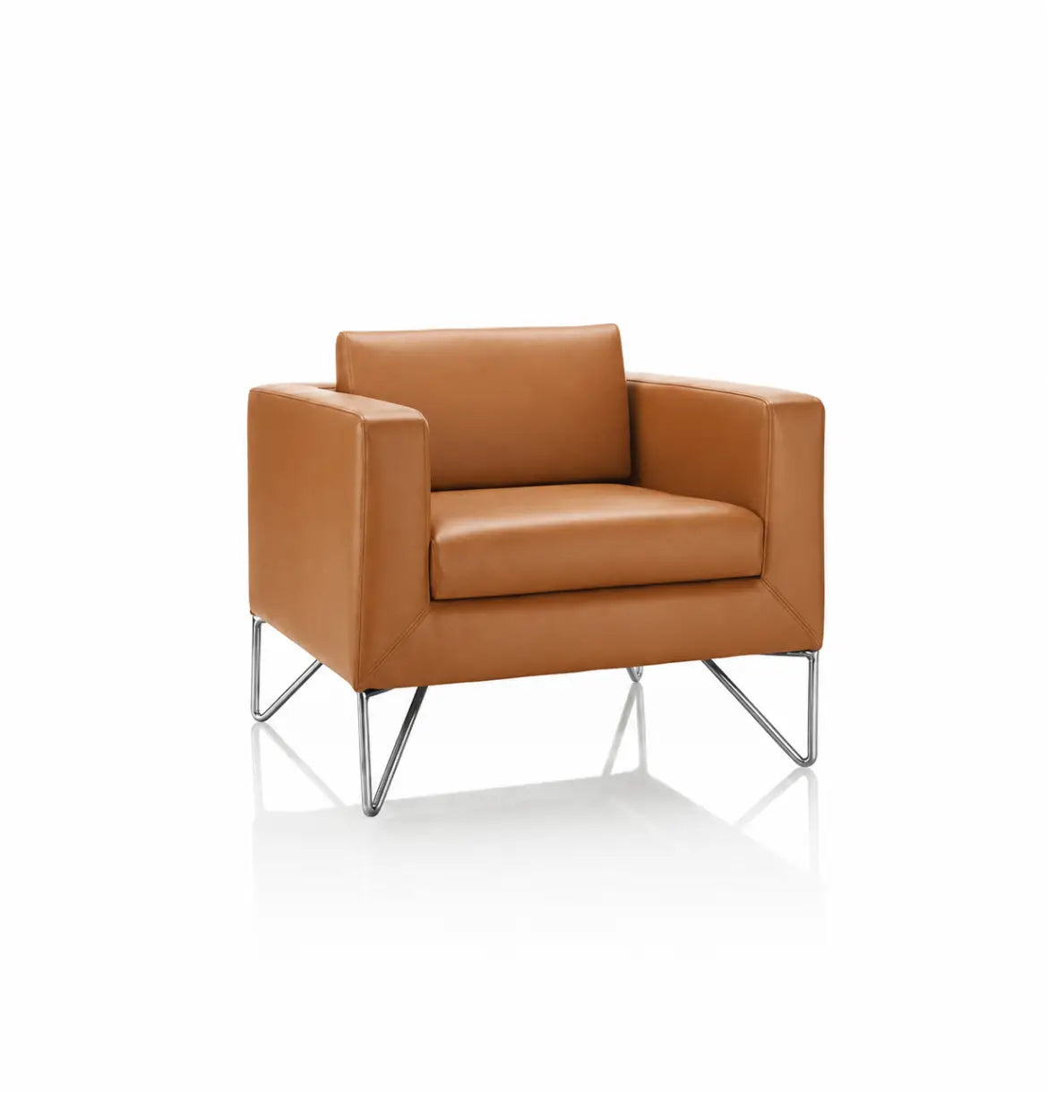Dallas 1-Seater Sofa Roman Tan Leather