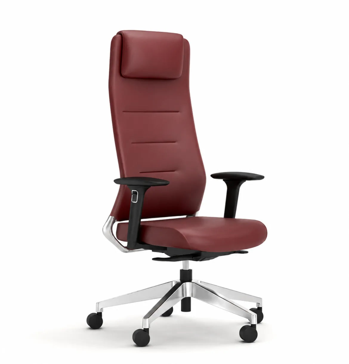 Deno Highback Consumer KANO Vegan Leather Red 8-10 Weeks