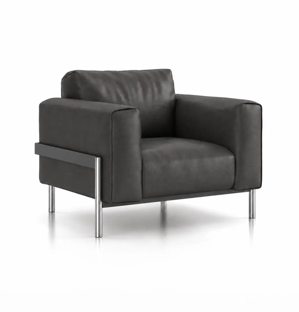 Dense Armchair Consumer KANO Grey Vegan Leather 8-10 Weeks