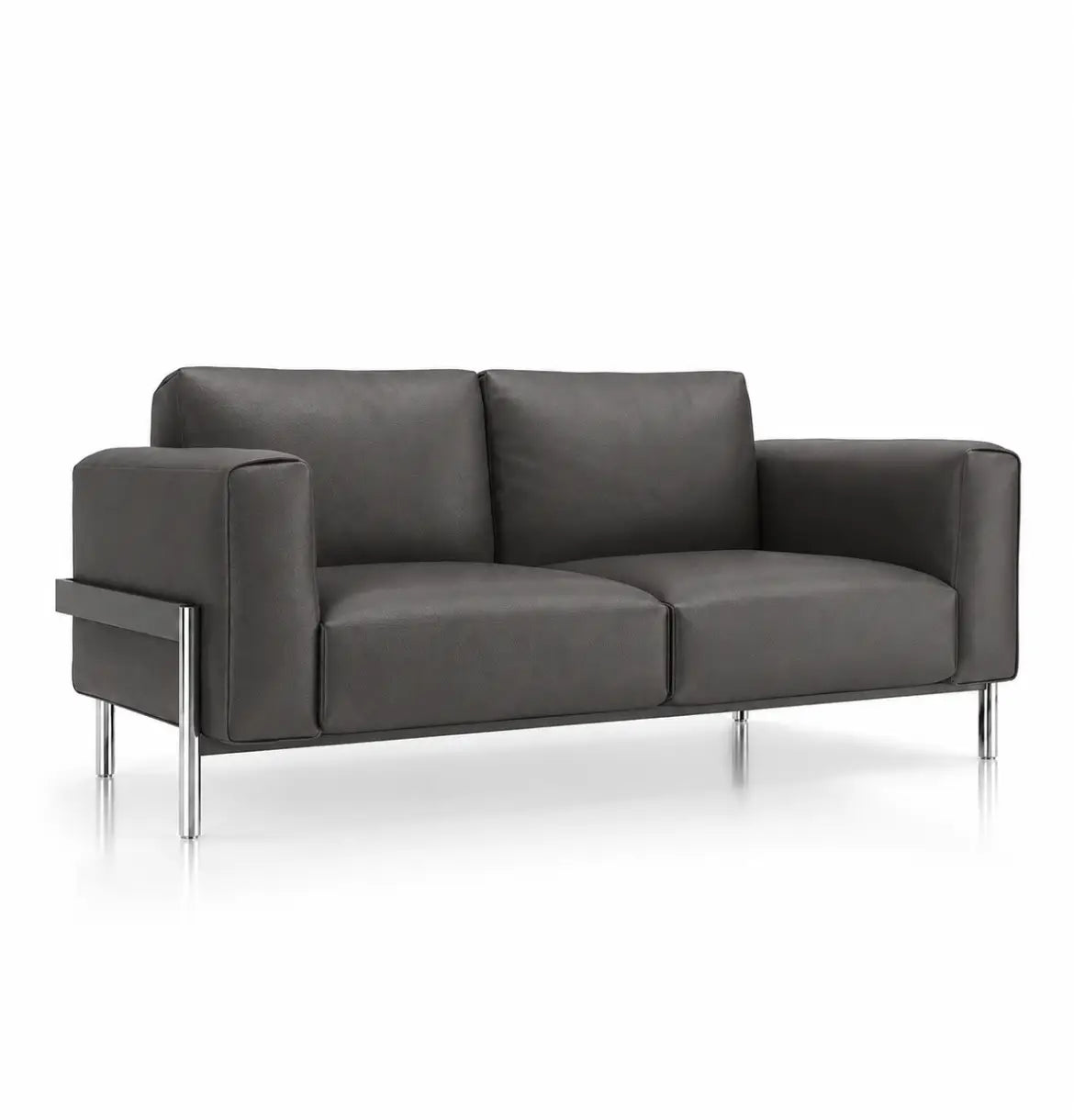 Dense 2-Seater Sofa Consumer KANO Grey Vegan Leather 8-10 Weeks