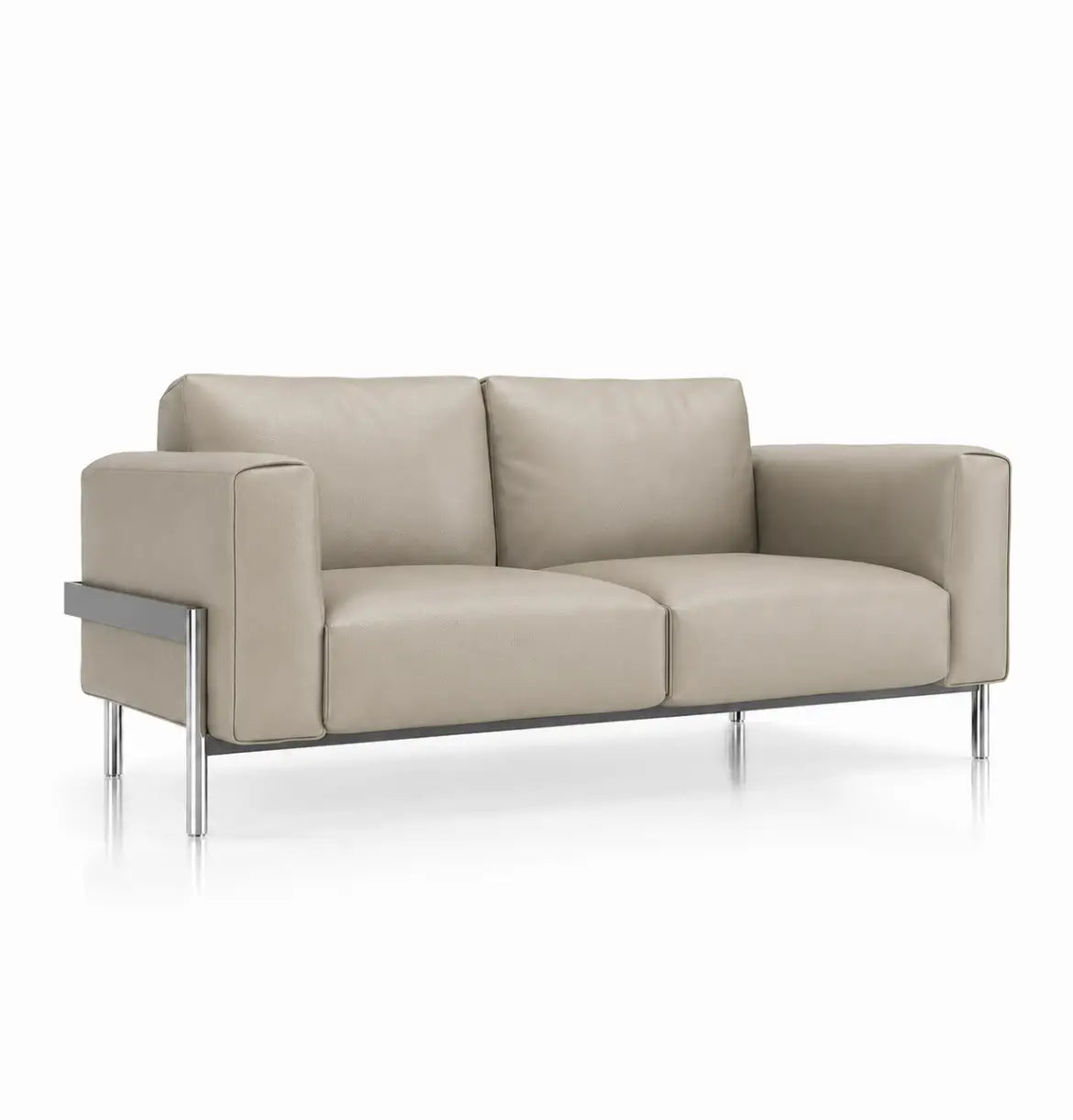 Dense 2-Seater Sofa Consumer KANO Khaki Vegan Leather 8-10 Weeks