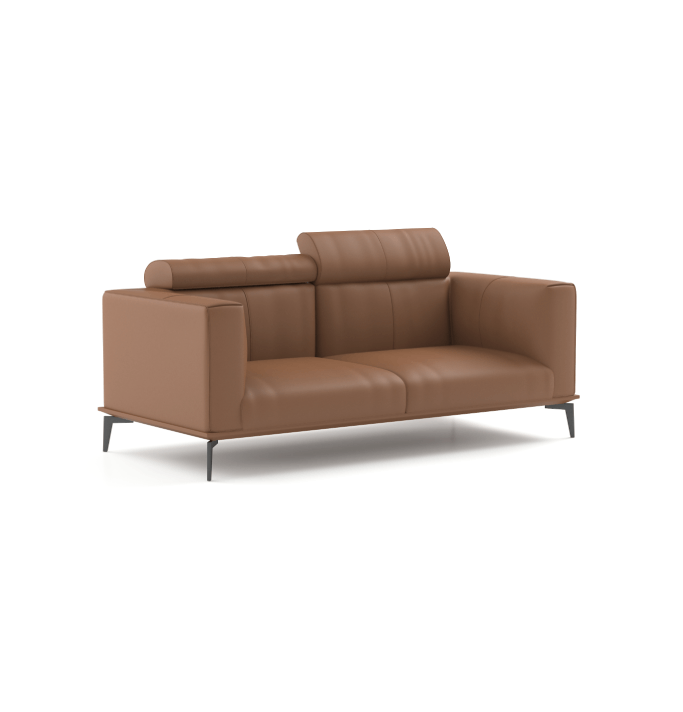Derry 2-Seater Sofa Consumer KANO Tan Vegan Leather 8-10 Weeks