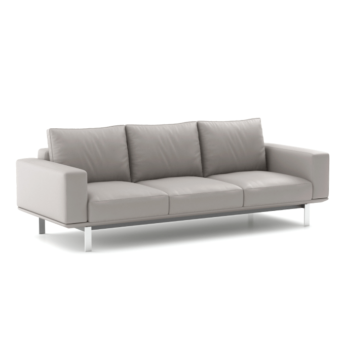 Deshawn 3-Seater Sofa Consumer KANO Khaki Vegan Leather 8-10 Weeks