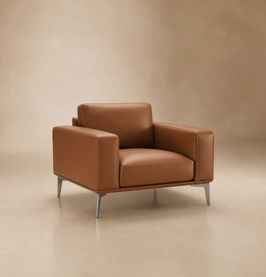 Desso Armchair Consumer KANO Genuine Leather Tan 8-10 Weeks
