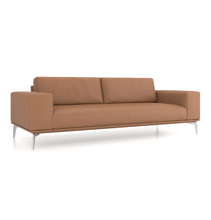 Desso 3-Seater Sofa Consumer KANO Tan Genuine Leather 8-10 Weeks