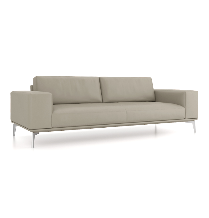 Desso 3-Seater Sofa Consumer KANO Khaki Genuine Leather 8-10 Weeks