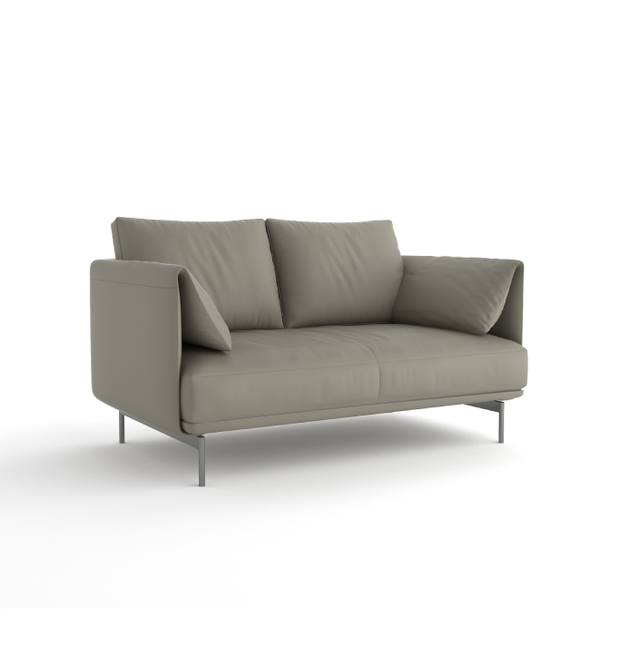 Desun 2-Seater Sofa Consumer KANO Coffee Vegan Leather 8-10 Weeks