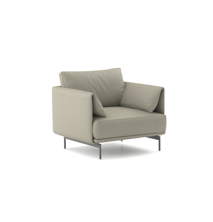 Desun Armchair Consumer KANO Coffee Vegan Leather 8-10 Weeks