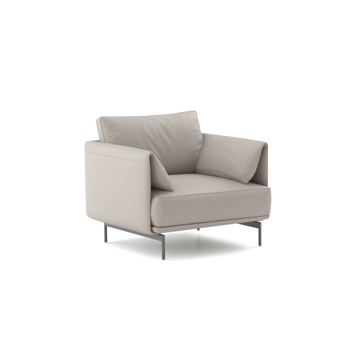 Desun Armchair Consumer KANO Khaki Vegan Leather 2-5 Working Days