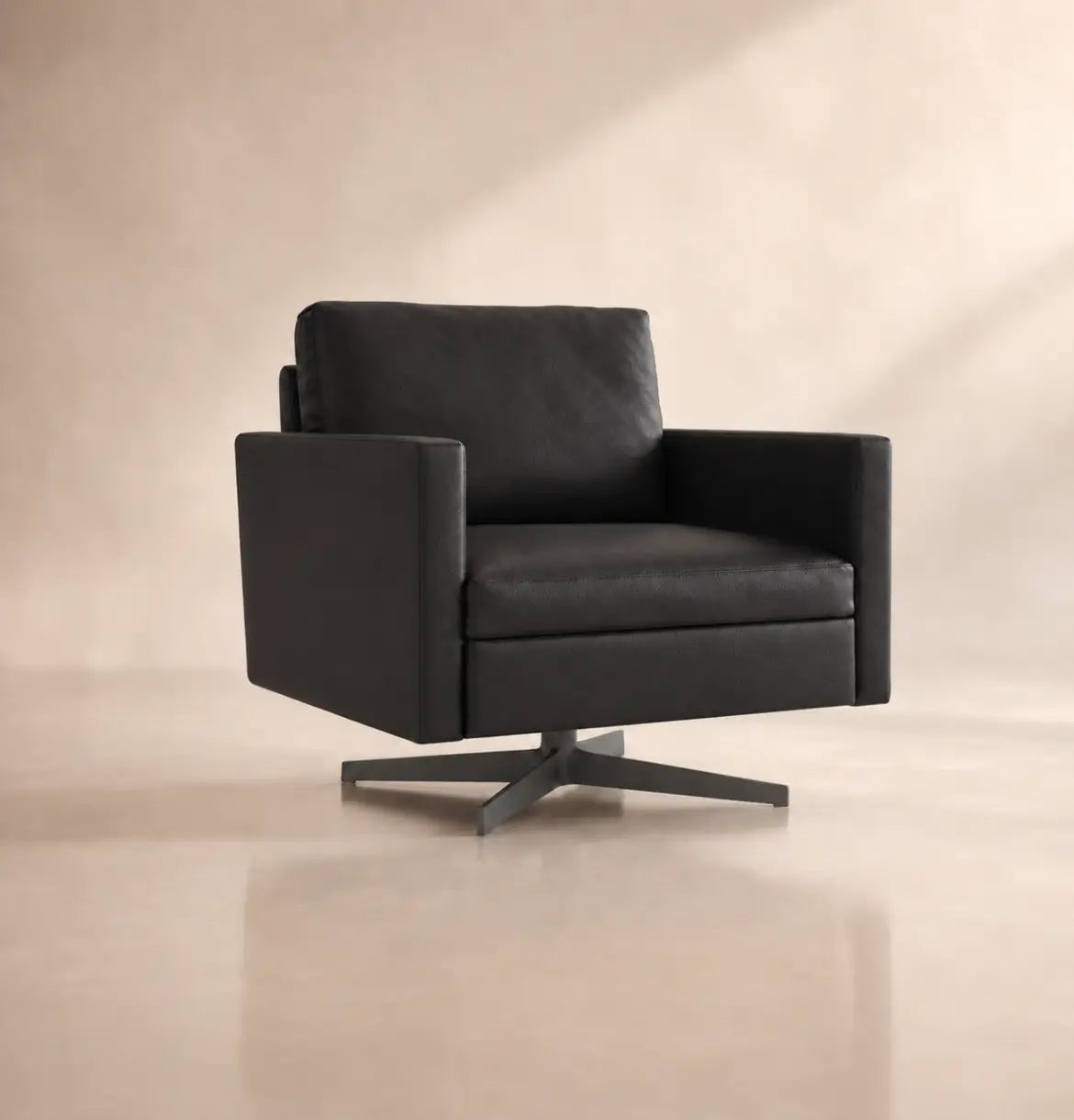 Deyoo Armchair Consumer KANO Vegan Leather Black 8-10 Weeks