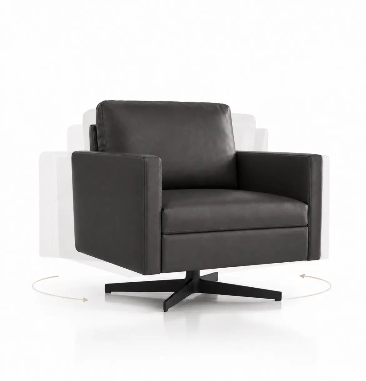 Deyoo Armchair Consumer KANO Grey Vegan Leather 8-10 Weeks