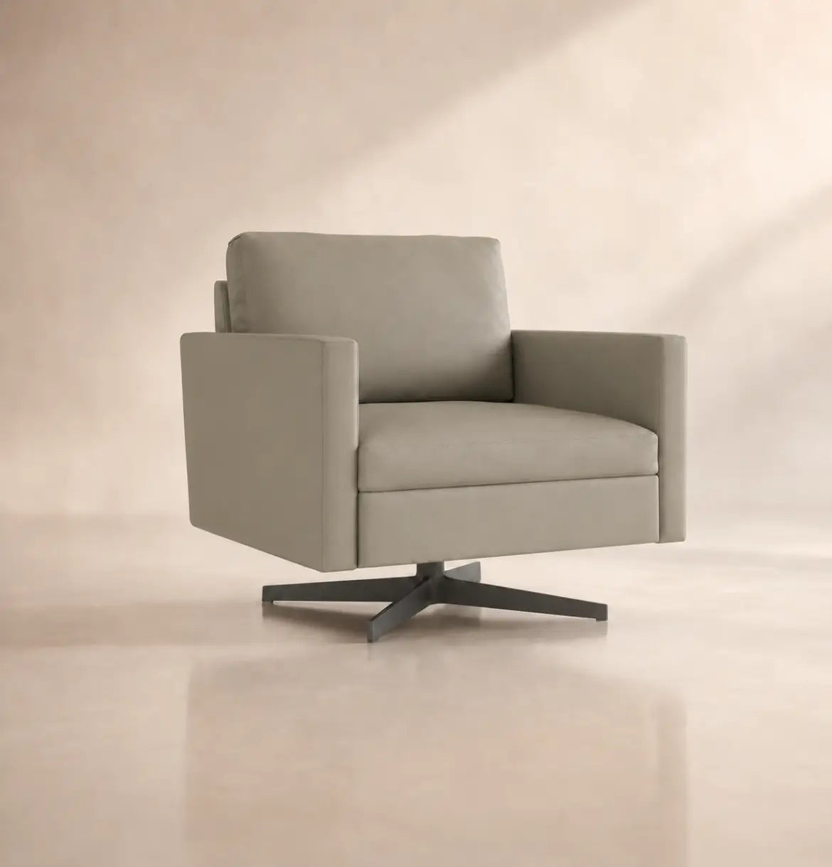 Deyoo Armchair Consumer KANO Vegan Leather Khaki 8-10 Weeks