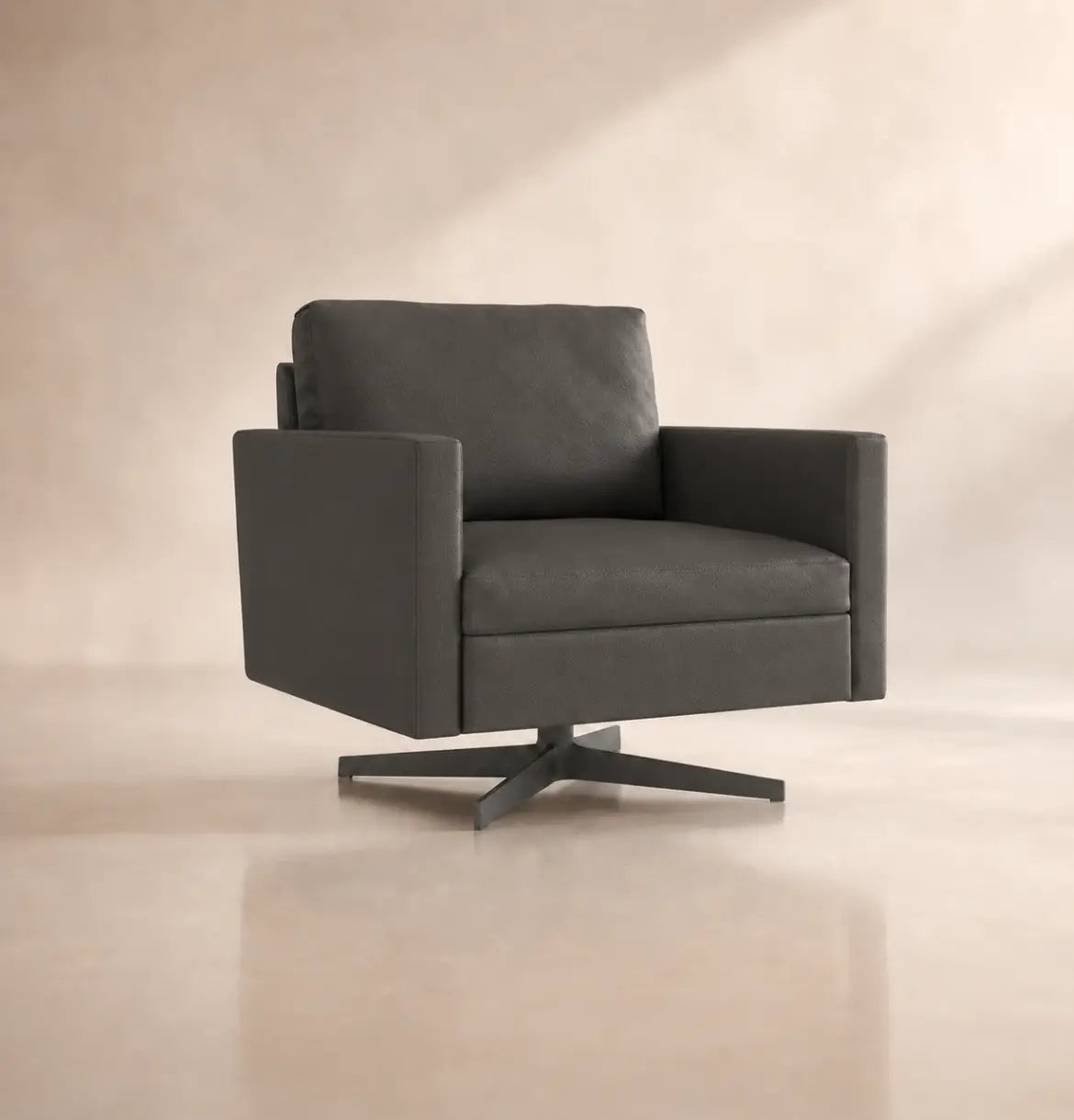 Deyoo Armchair Consumer KANO Vegan Leather Grey 8-10 Weeks
