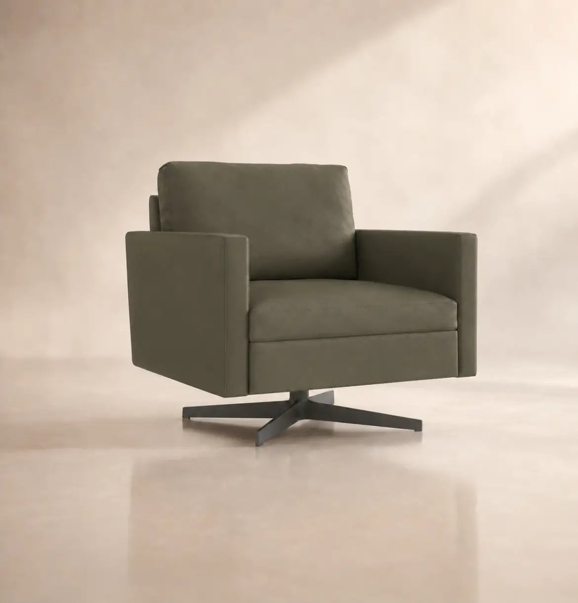 Deyoo Armchair Consumer KANO Vegan Leather Coffee 8-10 Weeks