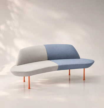 Rhine Curved 3-Seater Sofa