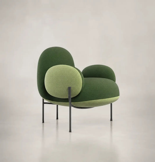 Dolphin Armchair Consumer KANO Fabric Green 2-5 Working Days