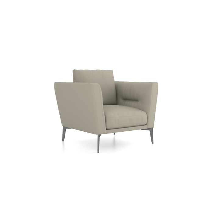 Doyue Armchair Consumer KANO Vegan Leather Coffee 8-10 Weeks