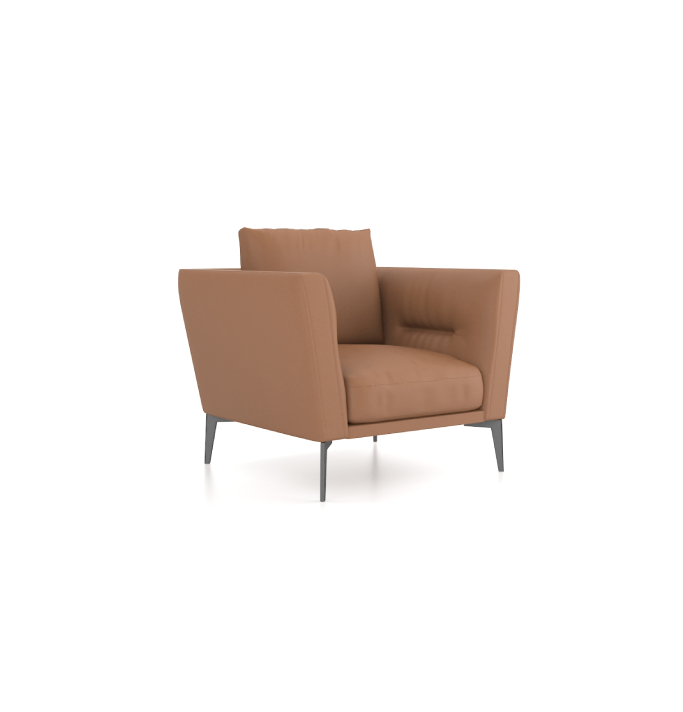 Doyue Armchair Consumer KANO Vegan Leather Tan 8-10 Weeks