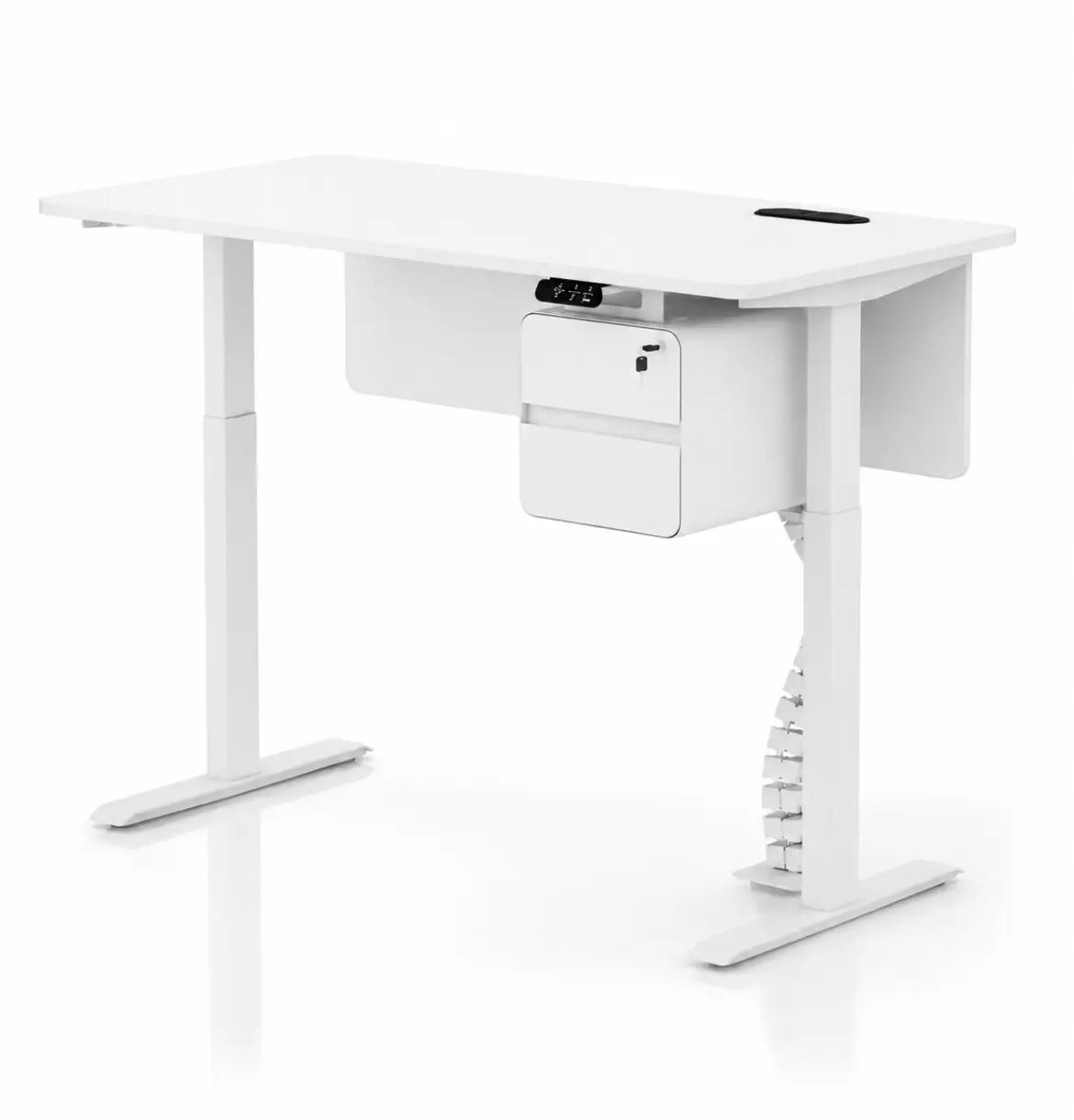 eMoto Sit & Stand Straight Desk (White) Consumer BAFCO White 1200 2 Weeks