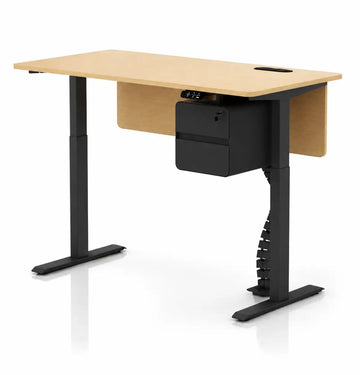eMoto Sit & Stand Straight Desk (Black) Consumer BAFCO Light Oak 1200 2 Weeks