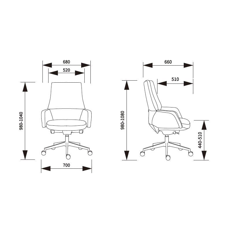 Enzo Midback Chair