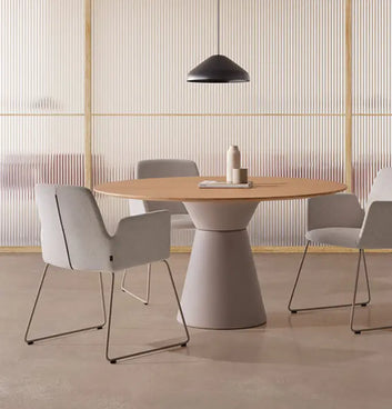 طاولة اجتماعات Essens الدائرية البيج