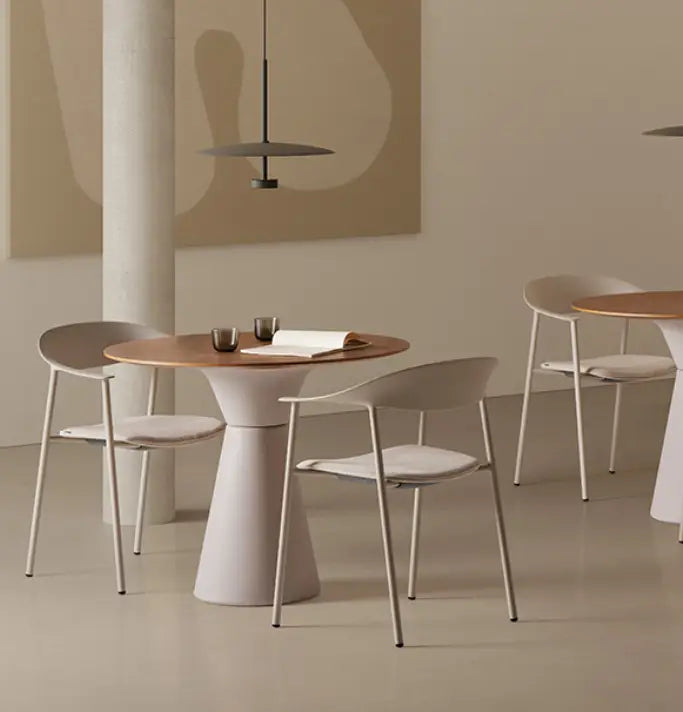 Essens Beige Round Table (5 Sizes) Consumer BAFCO