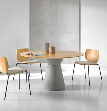 Essens Beige Round Table (5 Sizes) Consumer BAFCO