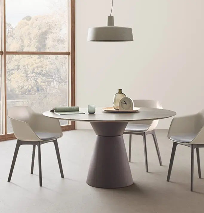 Essens Beige Round Table (5 Sizes) Consumer BAFCO