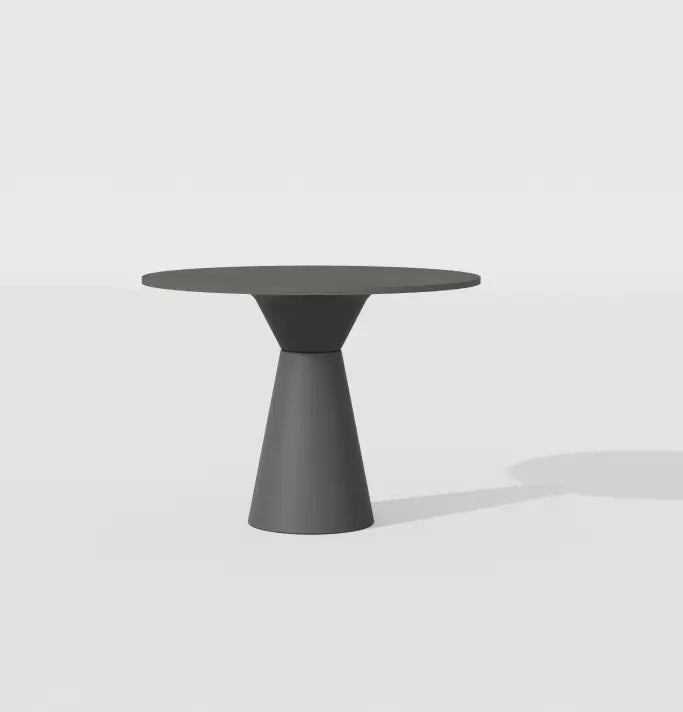 Essens Black Round Meeting Table (5 Sizes) Consumer BAFCO Grey 900 30 Days