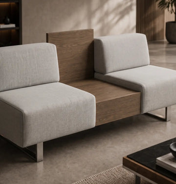 Ethan 2-Seater Sofa with Coffee Table Consumer BAFCO