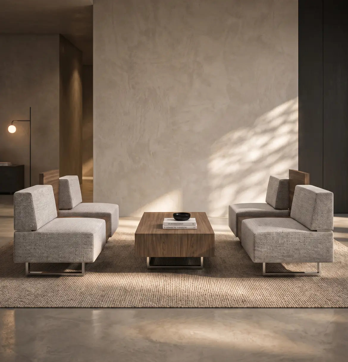 Ethan 2-Seater Sofa with Coffee Table Consumer BAFCO