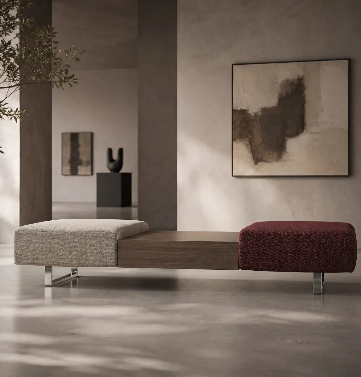 Ethan 2-Seater Beam with Coffee Table Consumer BAFCO