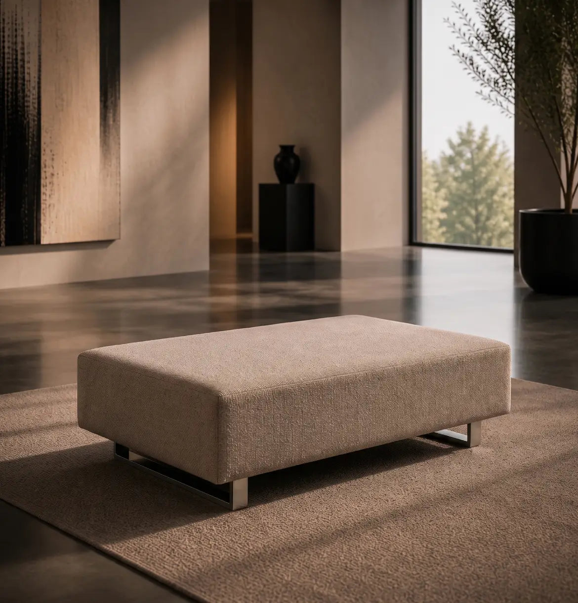 Ethan Rectangular Stool Consumer BAFCO