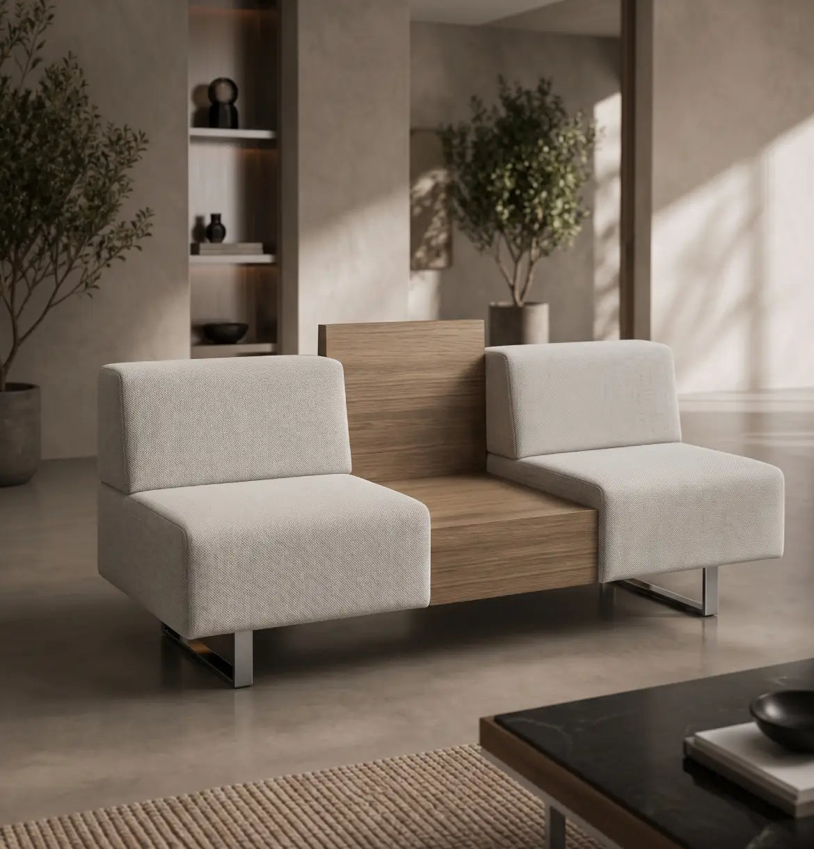Ethan 2-Seater Sofa with Coffee Table Consumer BAFCO