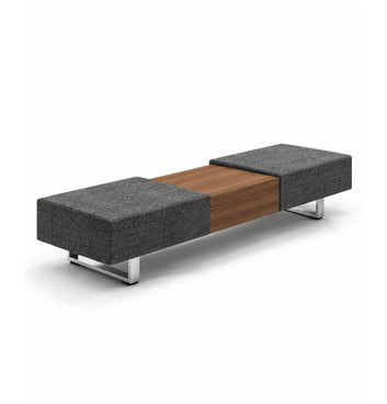 Ethan 2-Seater Beam with Coffee Table Consumer BAFCO Black 2100 2 Weeks