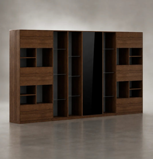 Feigelali Executive Wall Storage in Veneer Consumer KANO