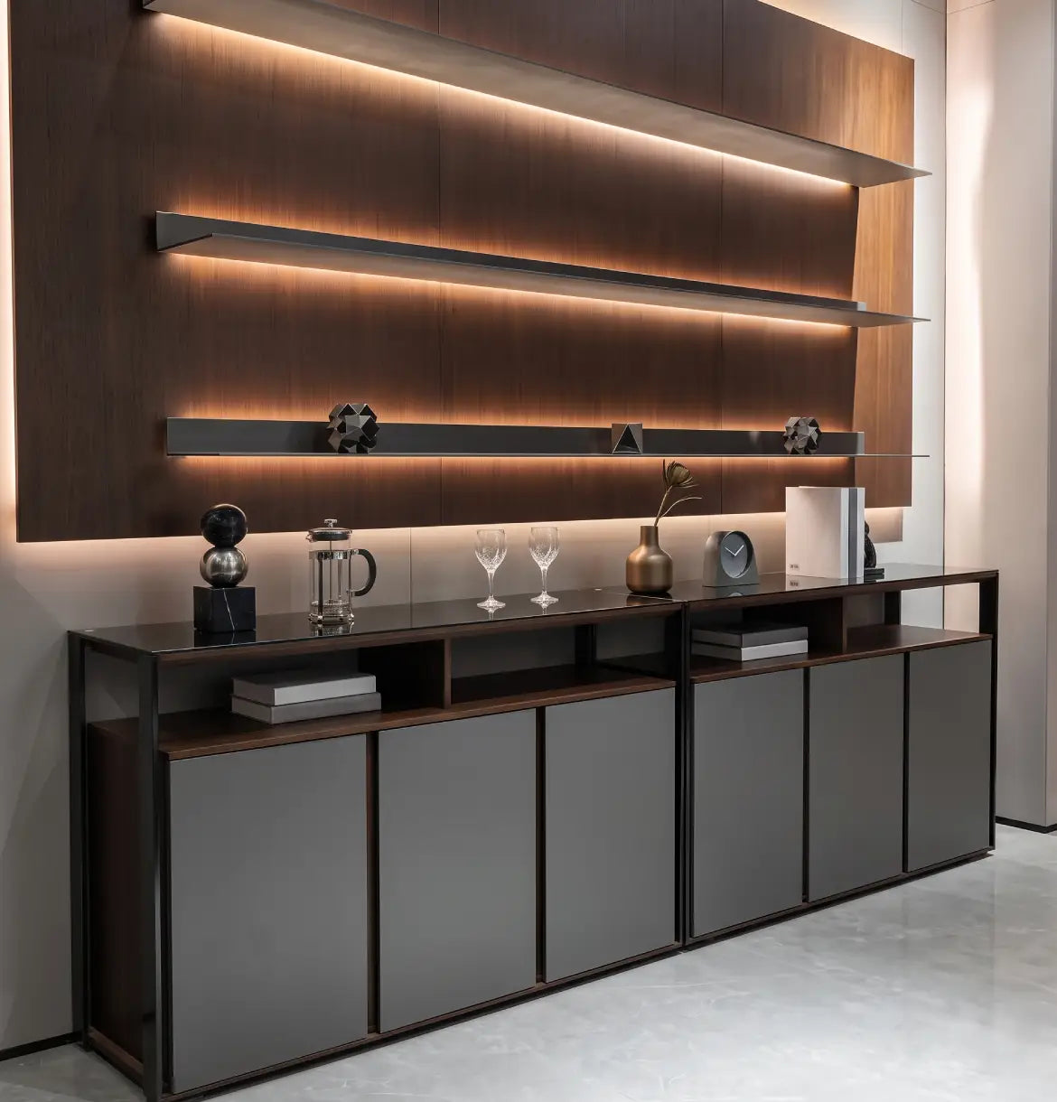Feigelali Console Table (Veneer) Consumer KANO