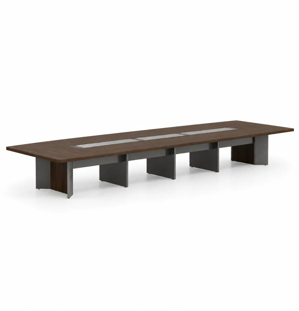 Feigelali Boardroom Table (16-18 Pax) Consumer KANO CF08 Walnut Hairline 5400 8-10 Weeks