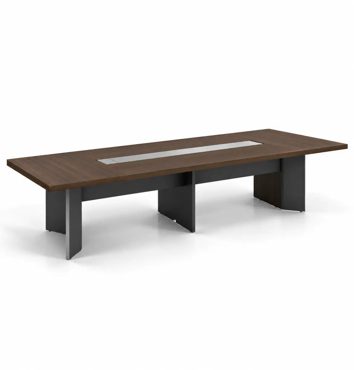 Feigelali Meeting Table (Veneer) 8-14 Pax Consumer KANO CY07 American Walnut 2400 8-10 Weeks