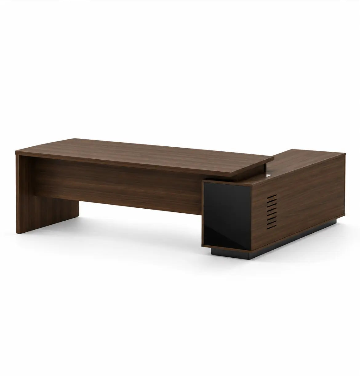 Feigelali Executive Desk Consumer KANO CF08 Walnut Hairline 2100 2-5 Working Days