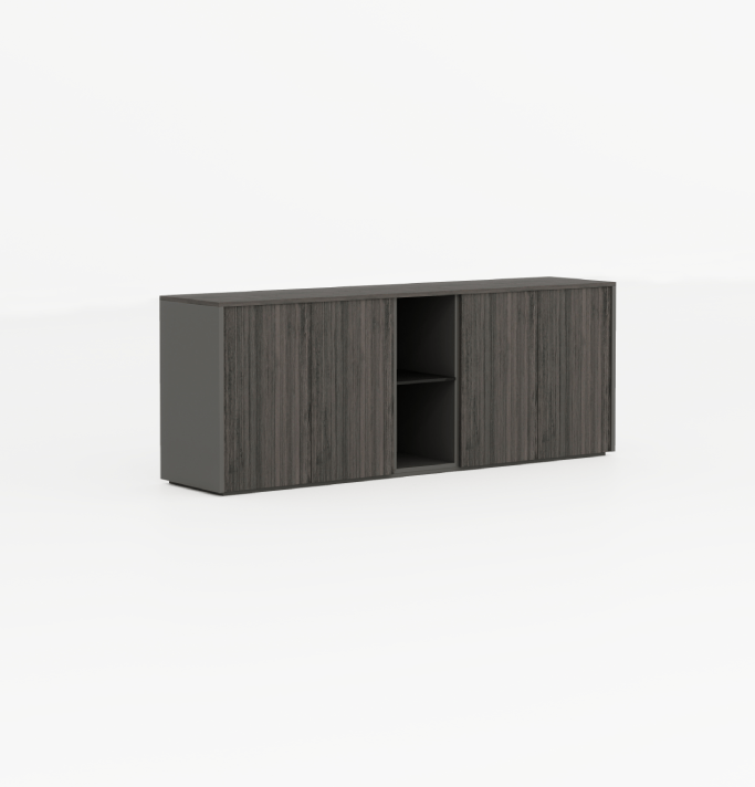 Feigelali Big Credenza Consumer KANO W2000 x D400 x H750mm CF39 Coffee Teakwood 8-10 Weeks