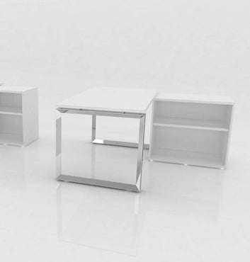 Flow Cabinet H72 - Desk Extension Consumer BAFCO W800 x D450 x H720mm Maryland Walnut B 2-5 Working Days