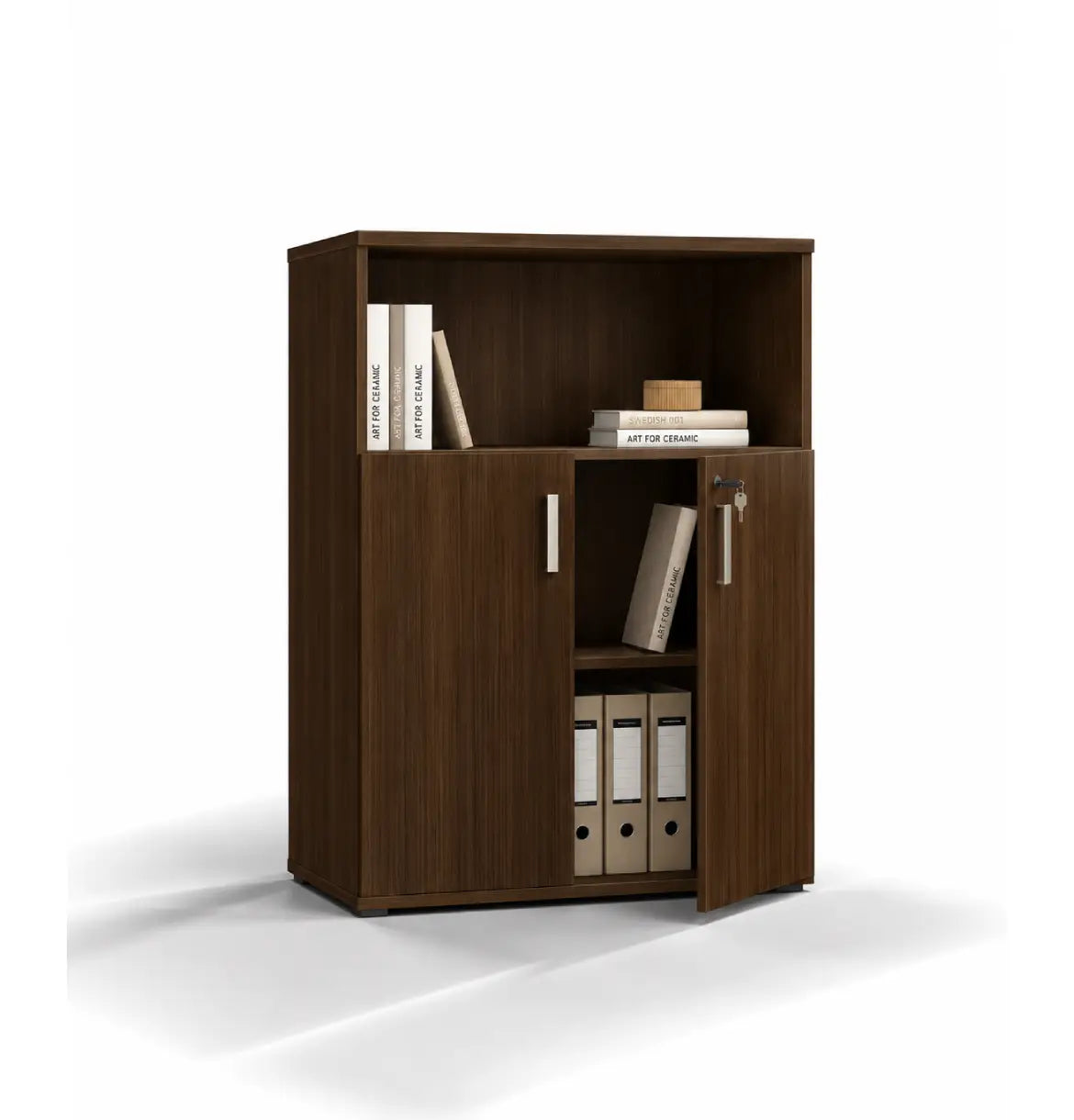 Flow Combination Cabinet H123 Consumer BAFCO Hairline Walnut 2 Weeks
