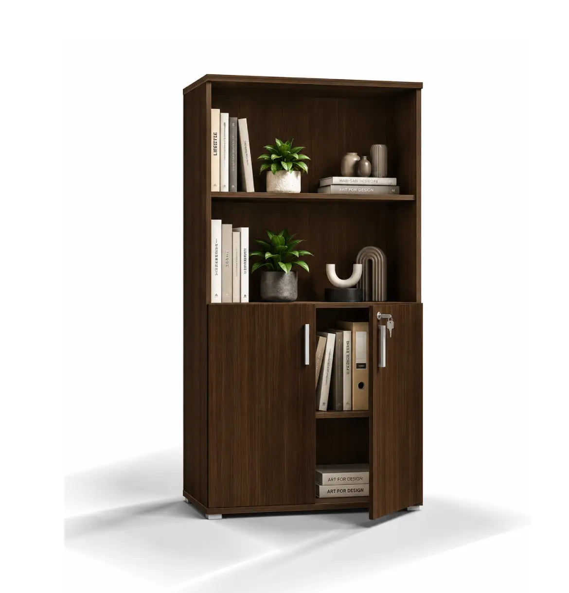 Flow Combination Cabinet H163 Consumer BAFCO Hairline Walnut 2 Weeks